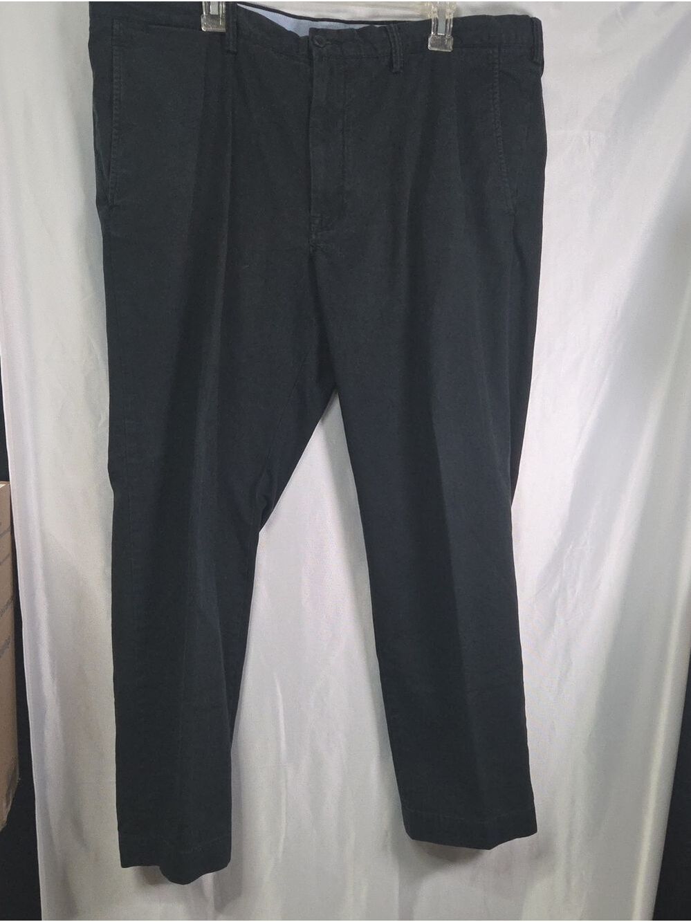 Polo by Ralph Lauren Black Straight Chinos 42x30 In[1789].